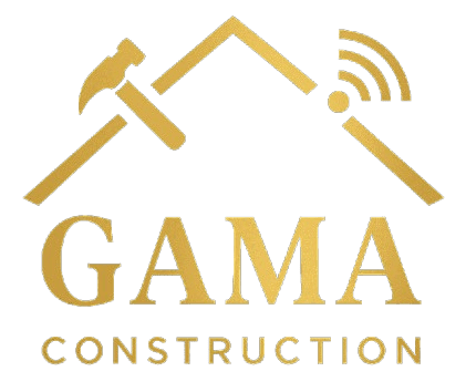 Gama construction logo Gama construction logo