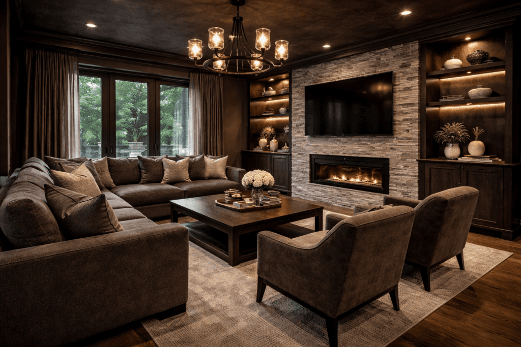 Living room basement